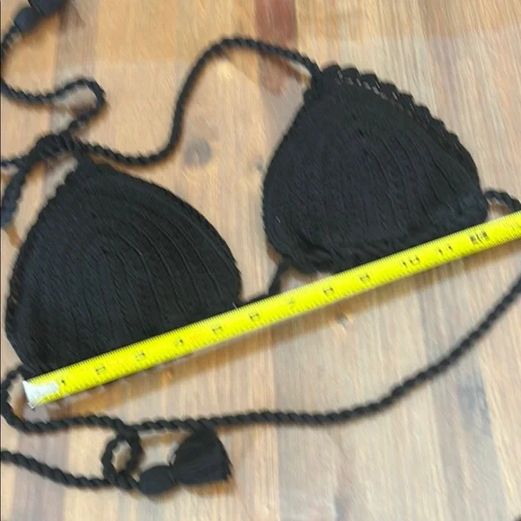 Veronica Beard Black Knitted Bikini Set - Picture 13 of 14